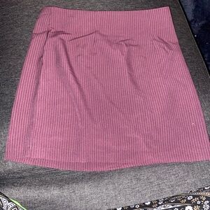 No Boundaries Purple Pinstripe Pencil Skirt